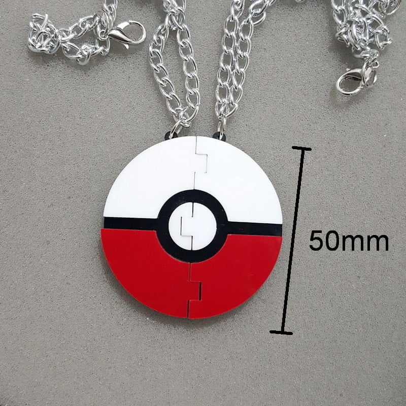 Pokeball Necklace for Couple | The Irresistible Gift – HippyCase