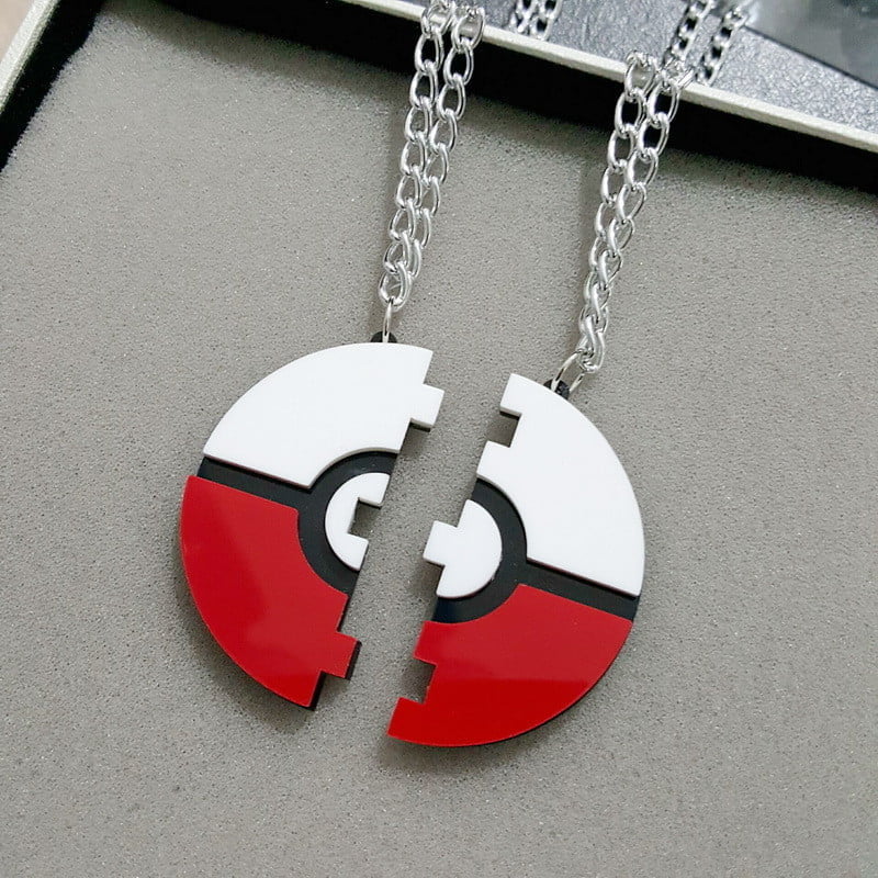 Pokeball Necklace for Couple | The Irresistible Gift – HippyCase