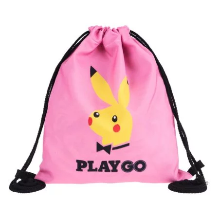 Pikachu Play GO 3D Drawstring Backpack 1