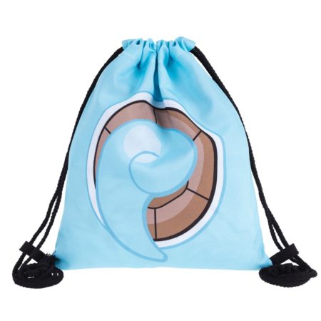 Pokemon Squirtle 3D Drawstring Backpack 1