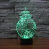 rogue one bb 8 3d led lamp