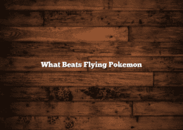 What Beats Flying Pokemon