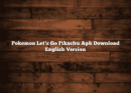 Pokemon Let’s Go Pikachu Apk Download English Version