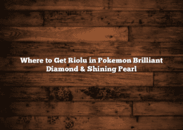 Where to Get Riolu in Pokemon Brilliant Diamond & Shining Pearl 16 Where to Get Riolu in Pokemon Brilliant Diamond & Shining Pearl